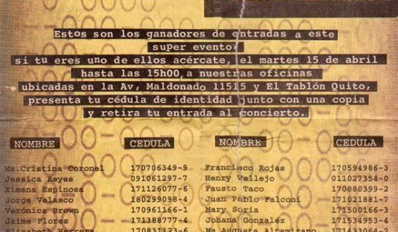 Def Leppard estremeció a Quito hace 20 años