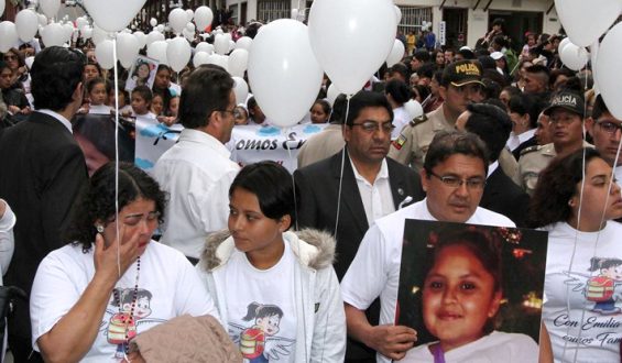 Emilia, la niña lojana violada, asesinada y quemada