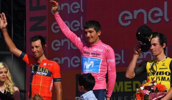 Carapaz, de una bici sin ruedas al triunfo en el Giro de Italia 2019