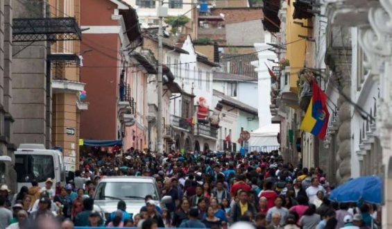Veinte minutos de miedo en el centro de Quito